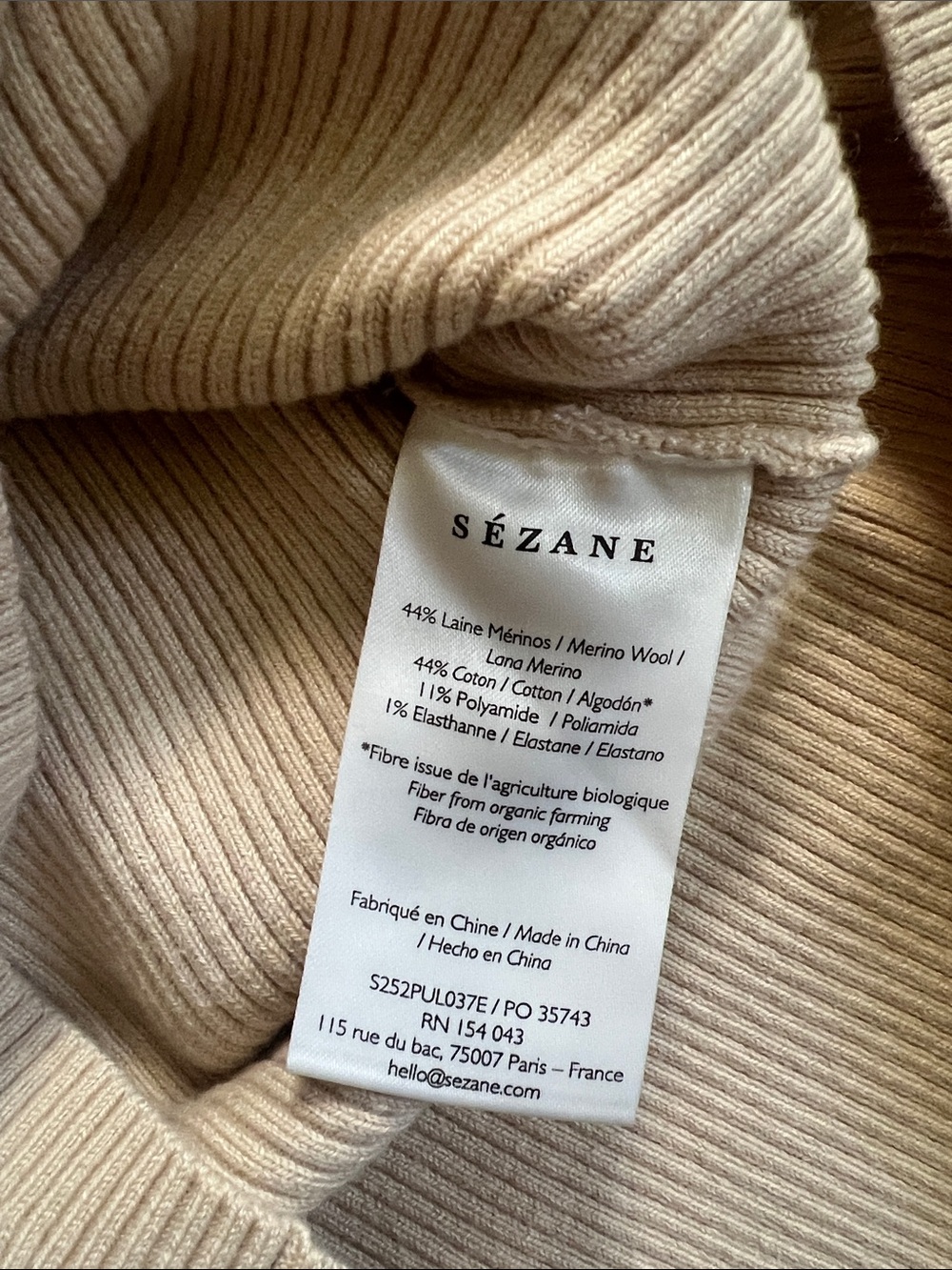Sezane Megane Jumper - Picture 7 of 9